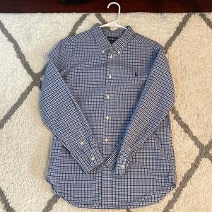 Ralph Lauren blue plaid shirt